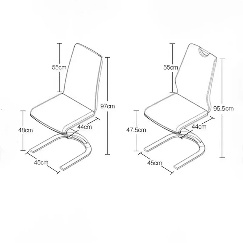 Sillas para sala de estar, muebles de comedor, silla de cocina para el hogar, mesa relajante, Salle Manger, comedor, cafetería, escritorio