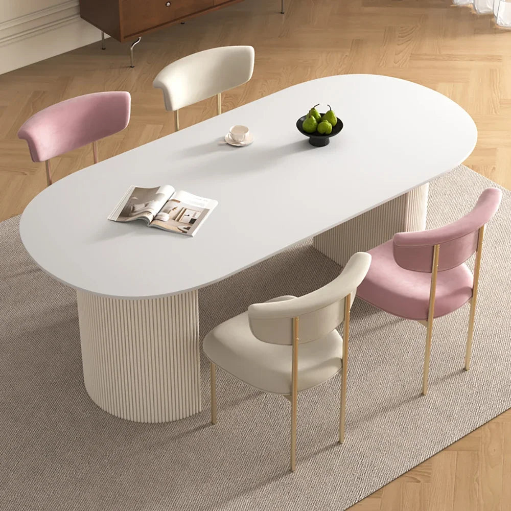 Set Of 4 Minimalist Dining Chairs Comfortable Nordic Classic Beauty Dining Chairs Ergonomic Designer Chaises Luxury Furniture