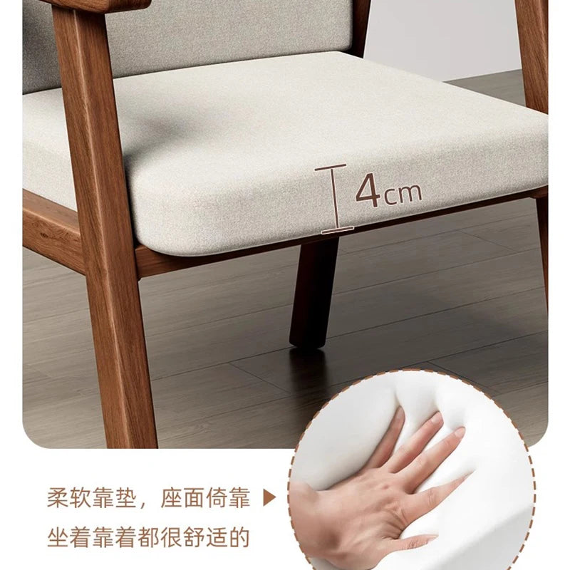 Nordic Luxury Dining Chairs Bedroom Comfortable Modern Kitchen Dining Chairs Relax Restaurant Home Furniture Silla Comedor LLDC