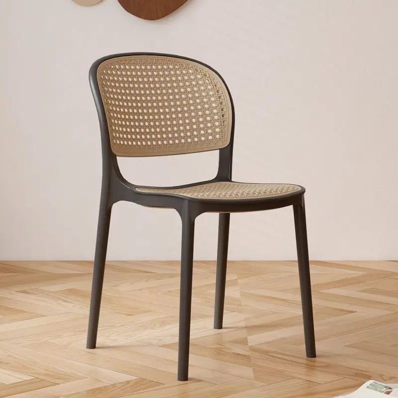 Dining Chairs Living Room Kitchen Dresser Chairs Events Mid-century Design Armchair Rattan Sillas Para Comedor Home Furniture
