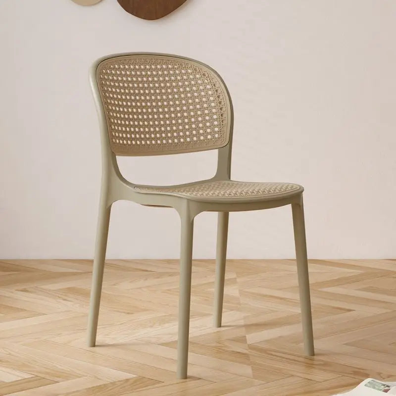 Dining Chairs Living Room Kitchen Dresser Chairs Events Mid-century Design Armchair Rattan Sillas Para Comedor Home Furniture