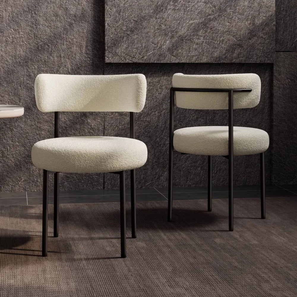 Green Trendy Dining Chairs White European Nordic Modern Designer Chair Lounge Kitchen Muebles Para El Hogar Home Decoraction