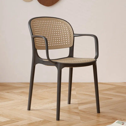 Dining Chairs Living Room Kitchen Dresser Chairs Events Mid-century Design Armchair Rattan Sillas Para Comedor Home Furniture