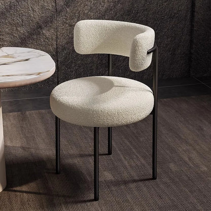 Green Trendy Dining Chairs White European Nordic Modern Designer Chair Lounge Kitchen Muebles Para El Hogar Home Decoraction