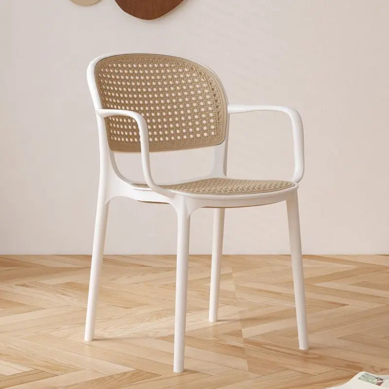 Dining Chairs Living Room Kitchen Dresser Chairs Events Mid-century Design Armchair Rattan Sillas Para Comedor Home Furniture