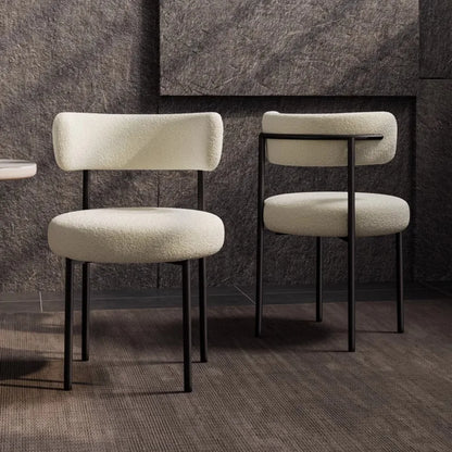 Green Trendy Dining Chairs White European Nordic Modern Designer Chair Lounge Kitchen Muebles Para El Hogar Home Decoraction